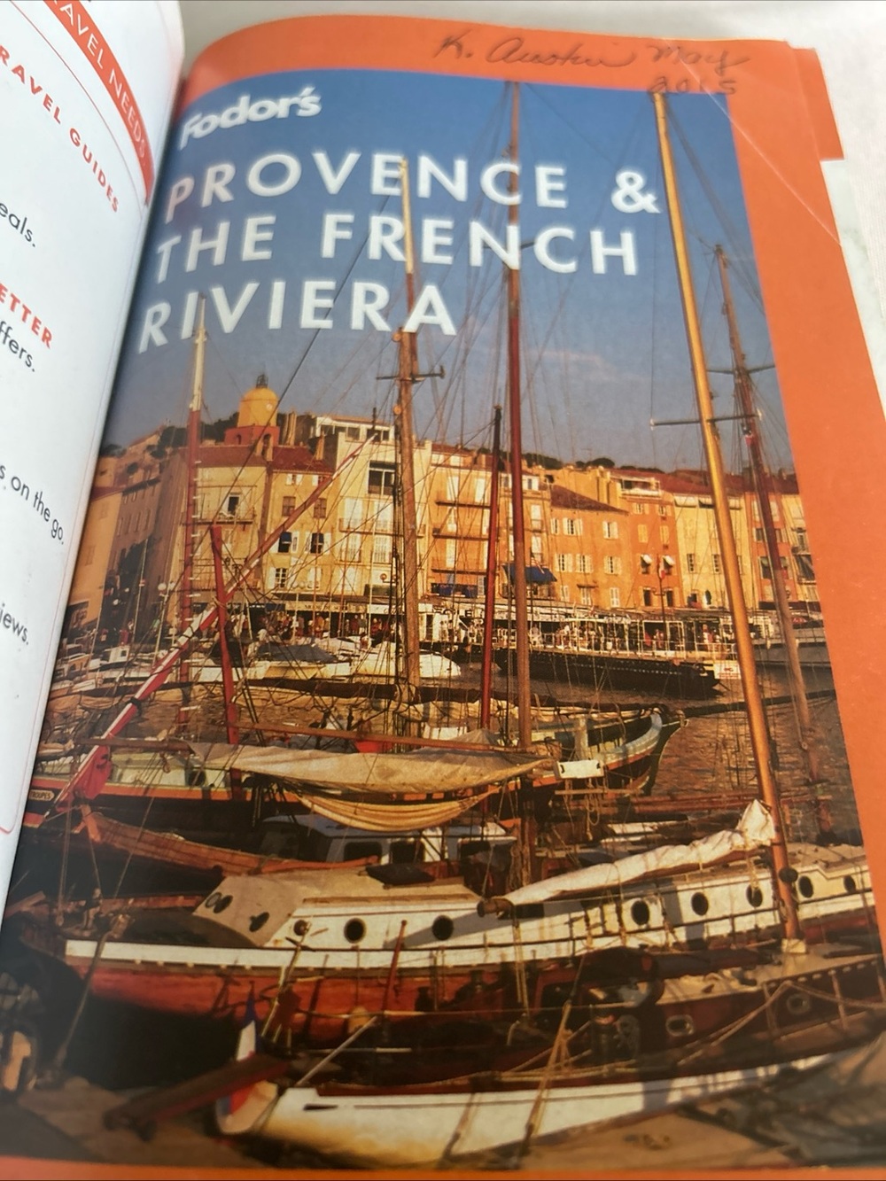 Provence & The French Riviera Travel Guide - Orange Cover